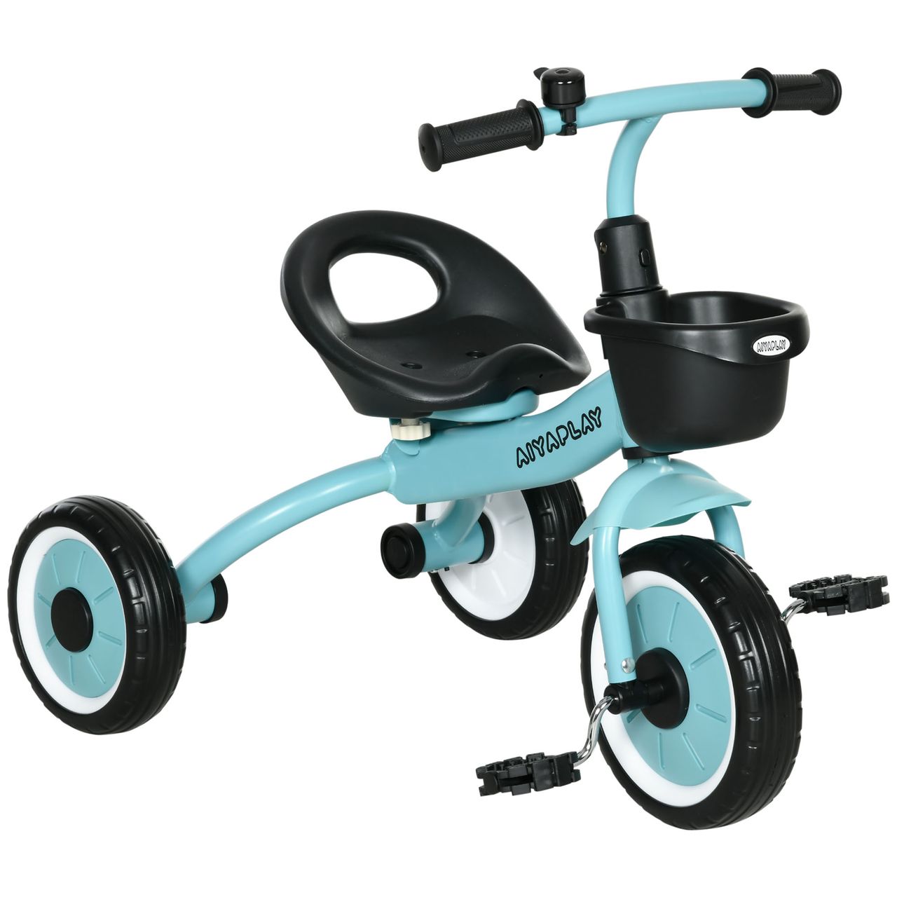 AIYAPLAY Dreirad, Kinderfahrrad mit Fahrradkorb, Kinderrad für Kinder 2-5 Jahre