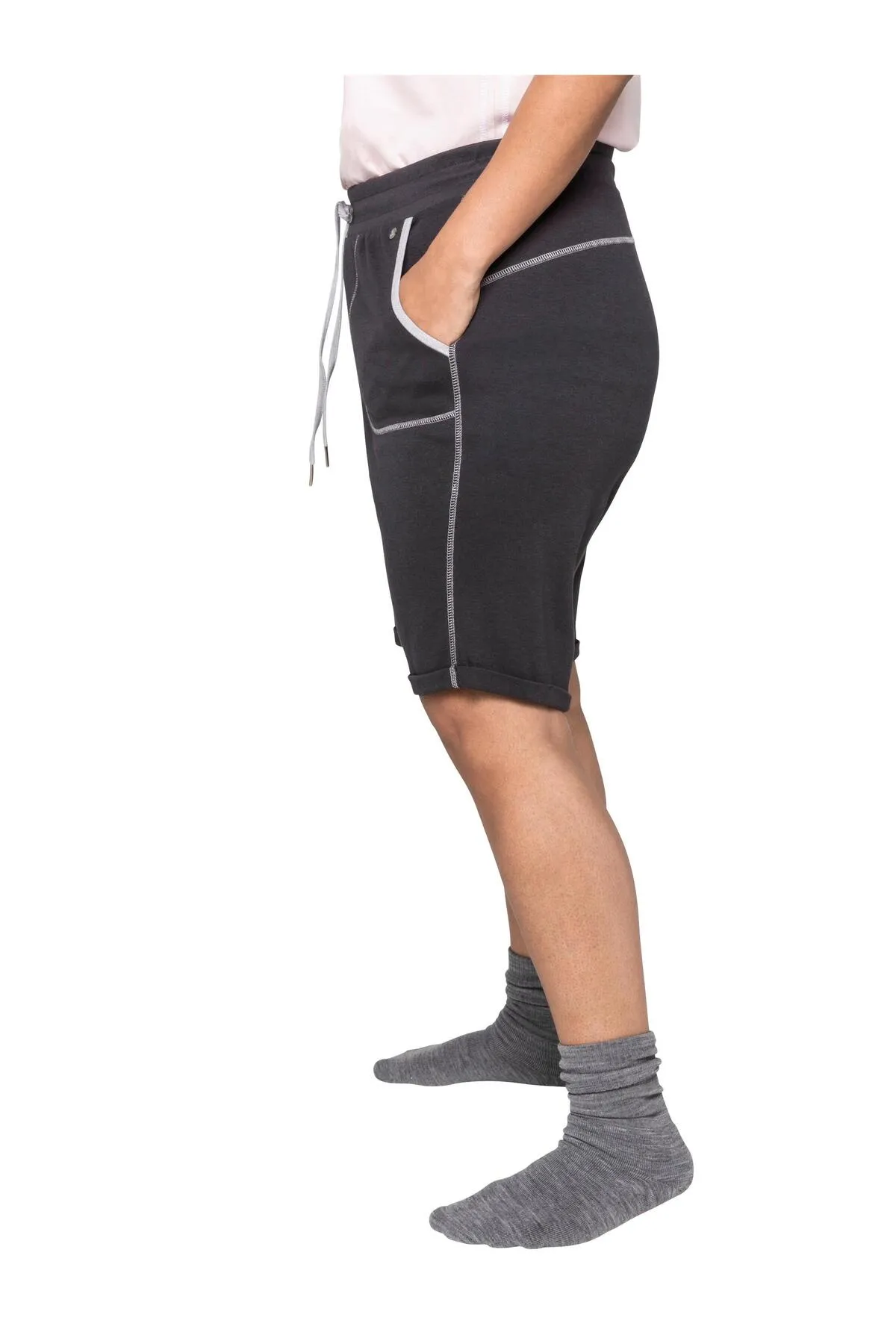Sheego  Jogginghose - Grau - Straight