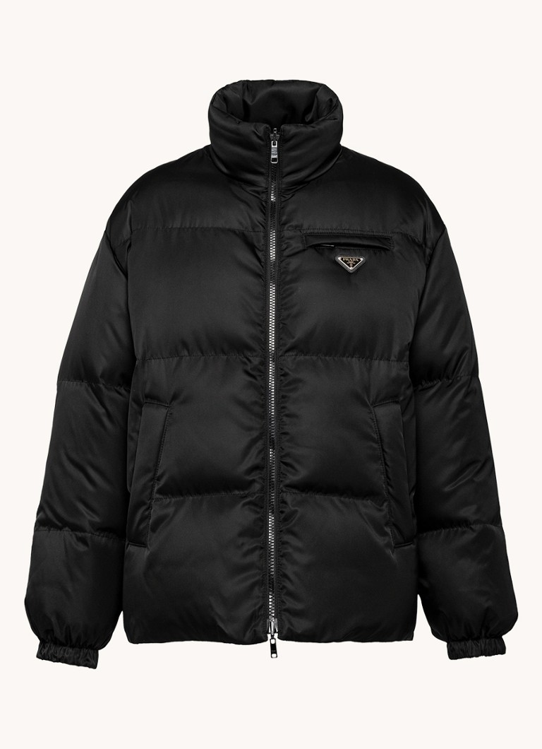 Jachetă reversibilă Prada Re-Nylon Oversize din puf