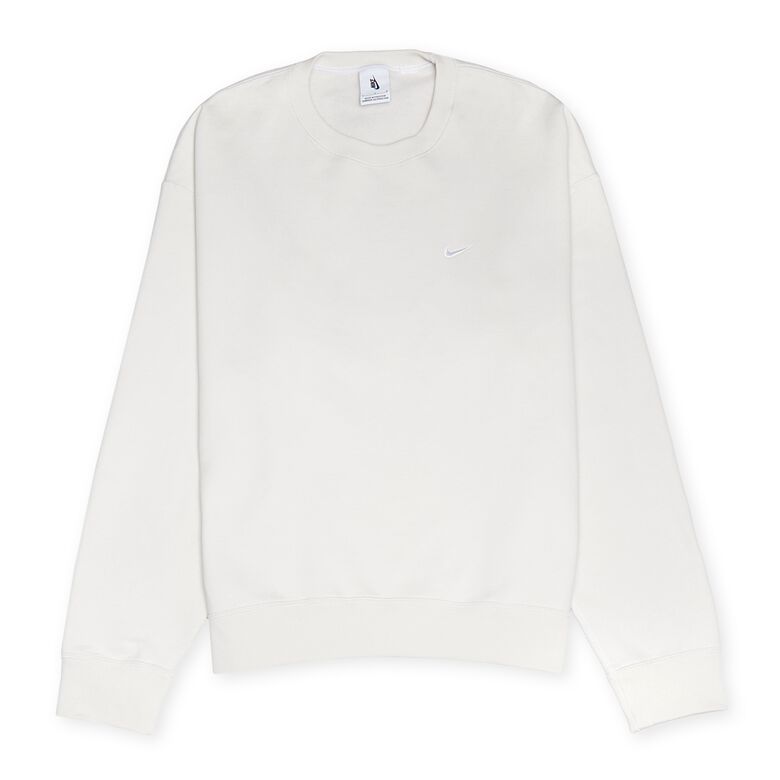 NIKE NRG Solo Swoosh Fleece Crew phantom/white