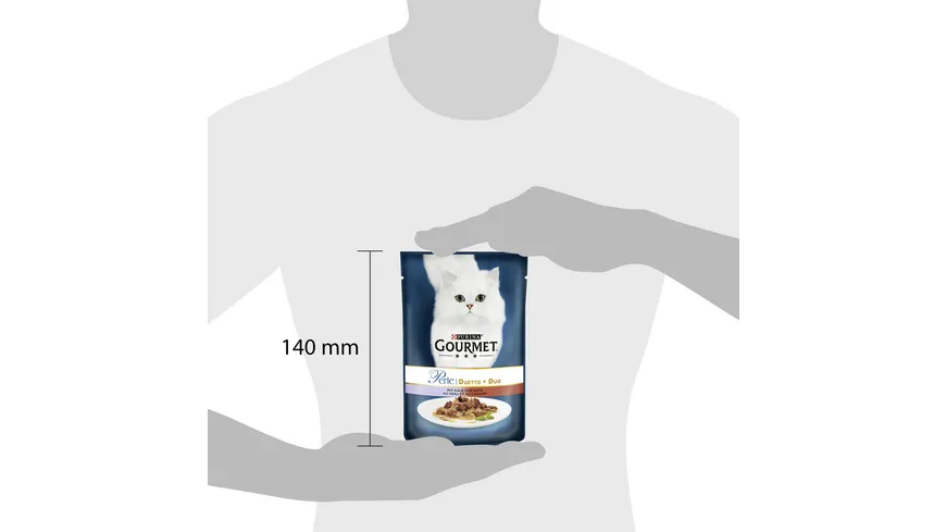 PURINA GOURMET Perle Duetto mit Kalb & Ente 85 g