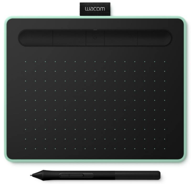WACOM Grafiktablet Kabellos CTL-4100WLE-N Grün 5 Tasten