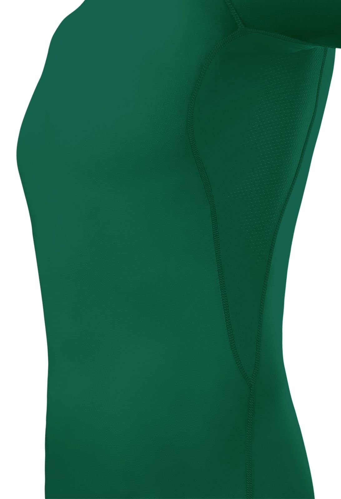 TCA Funktionsunterhemd TCA Herren HyperFusion Sportshirt, kurzärmlig, elastisch - Grün