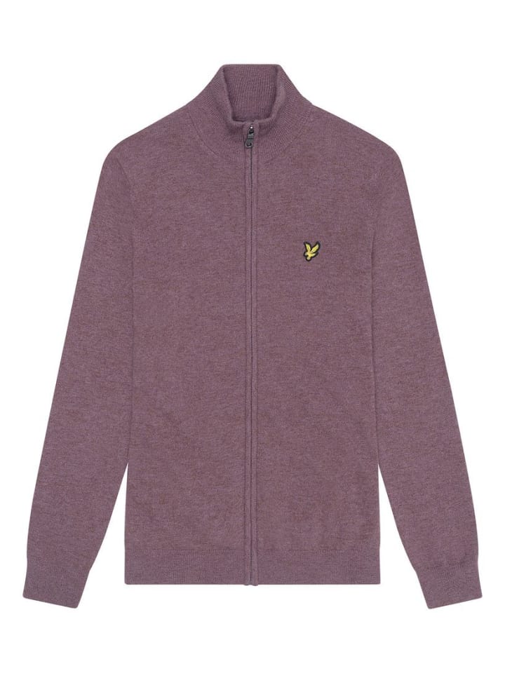 Lyle & Scott Cardigan in Meliertes Helllila günstig kaufen