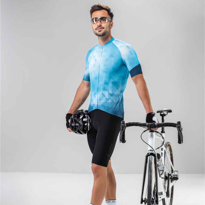 Löffler Concept XT schwarze Herren-Radhose
