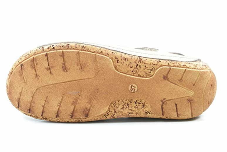 GEMINI Keilsandalen beige