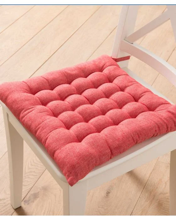 Lot de 2 galettes de chaise unies