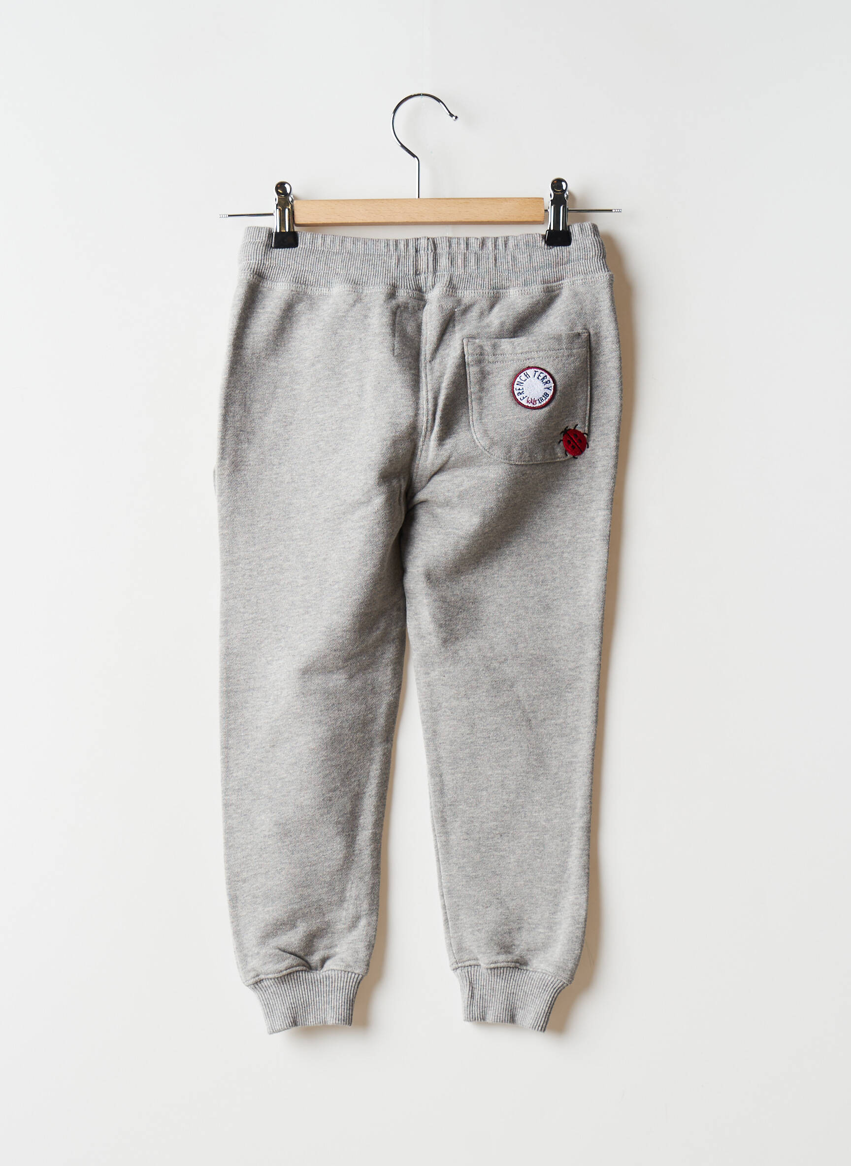 French Terry 1818 Jogging Fille couleur gris