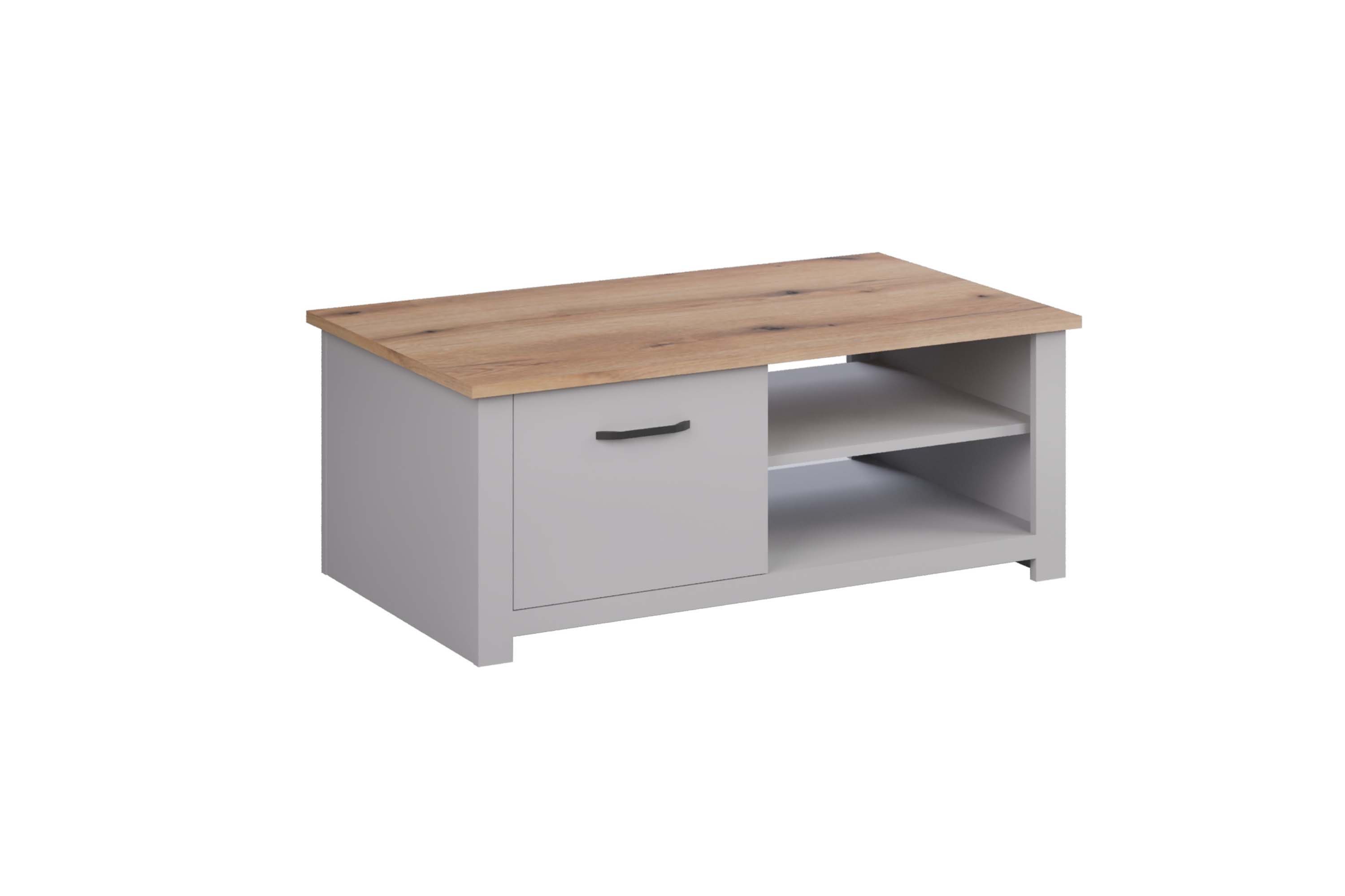 HYPE Rooms Wohnwand Wohnwand Wohnzimmer Sienna 5-teilig, TV-Bank, Vitrinenschrank, Vitrinenschrank schmal, Kommode, Couchtisch