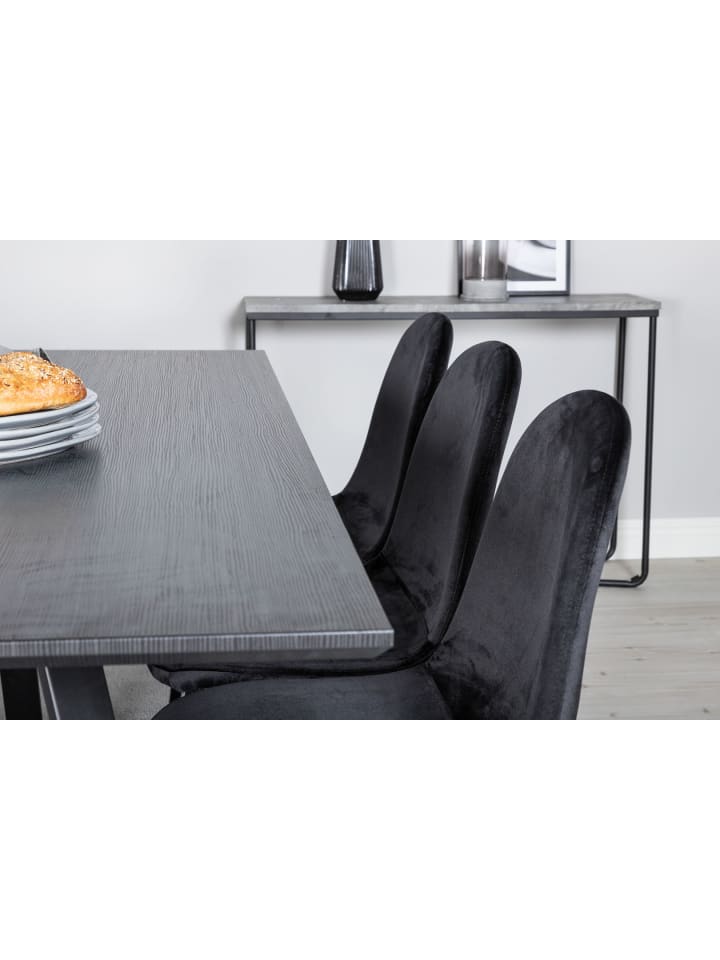 ebuy24 Essgruppe Marina 27 (7-teilig) Schwarz 90 x 180 cm günstig kaufen onesize