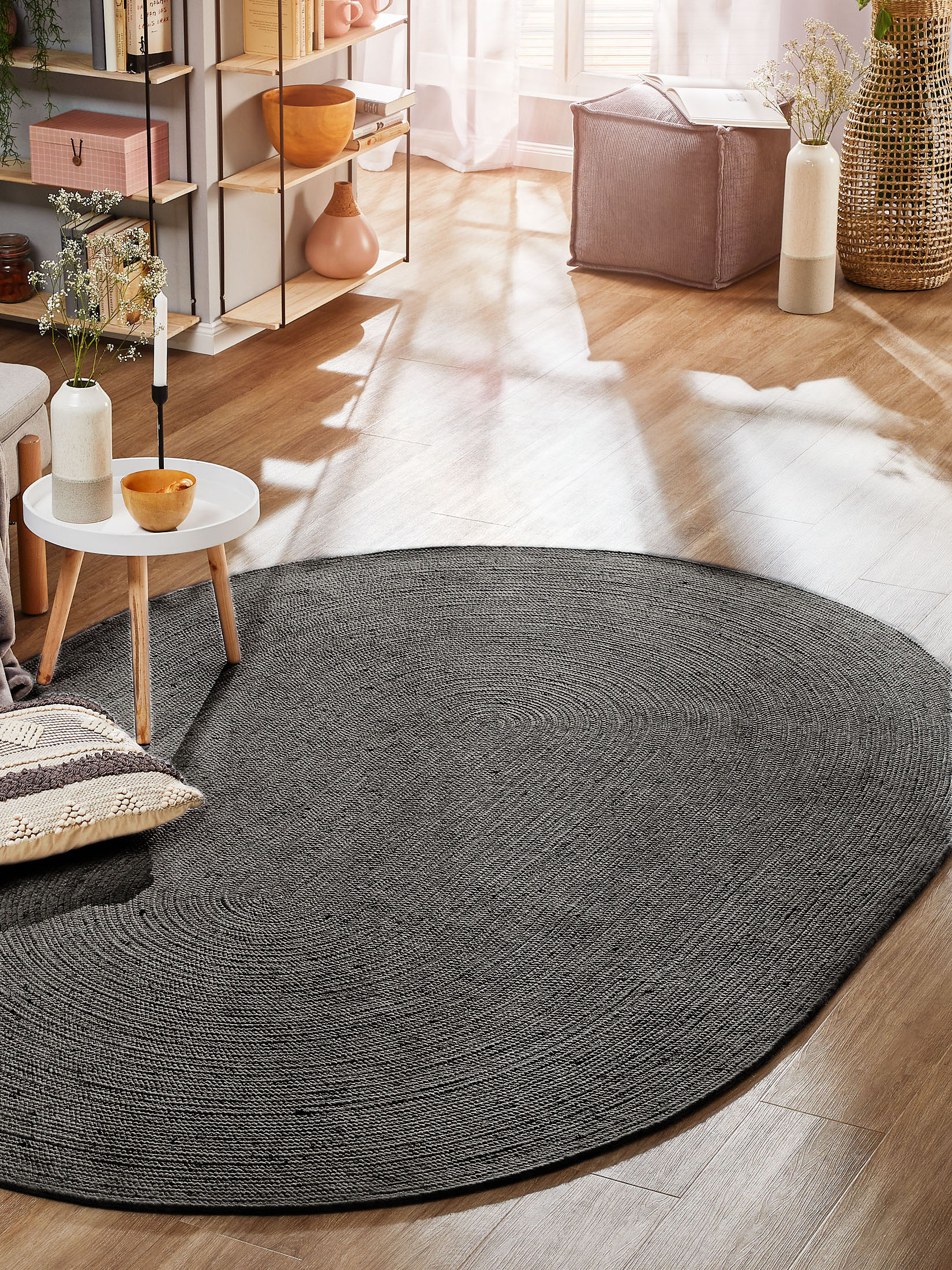 Björna Woll-Teppich, Dark Grey