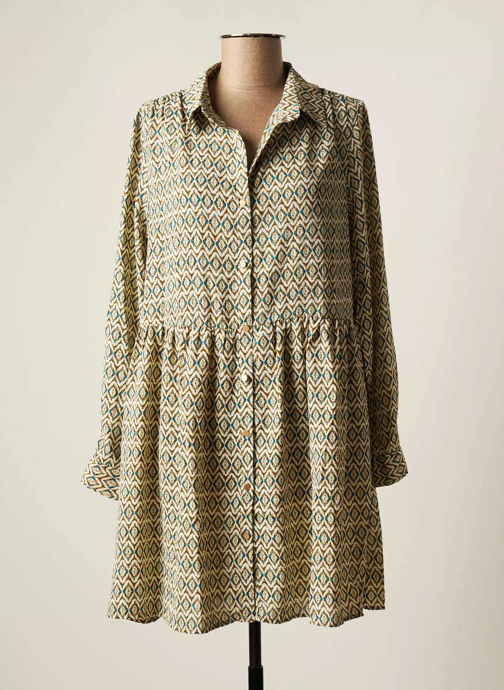 Sarah John Robes Courtes Femme couleur vert