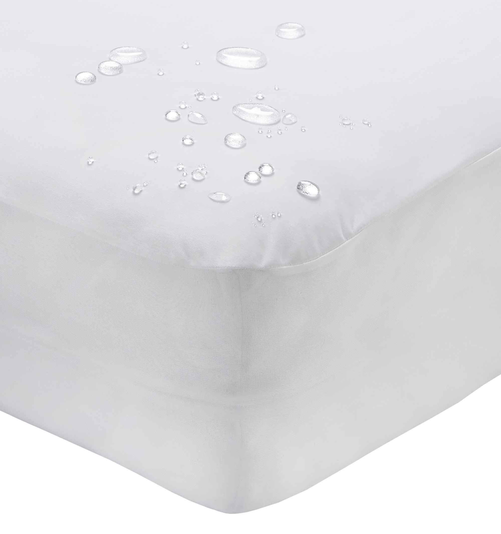 Matratzenschoner Gardinenbox, Wasserdichte Atmungsaktive Hygienische Anti-Milben