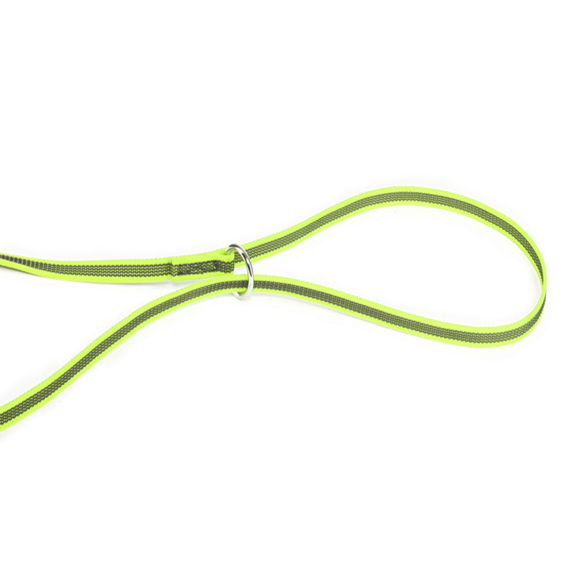 JULIUS-K9 Hundeleinen JULIUS-K9 Führleine verstärkt 14mm neon gelb