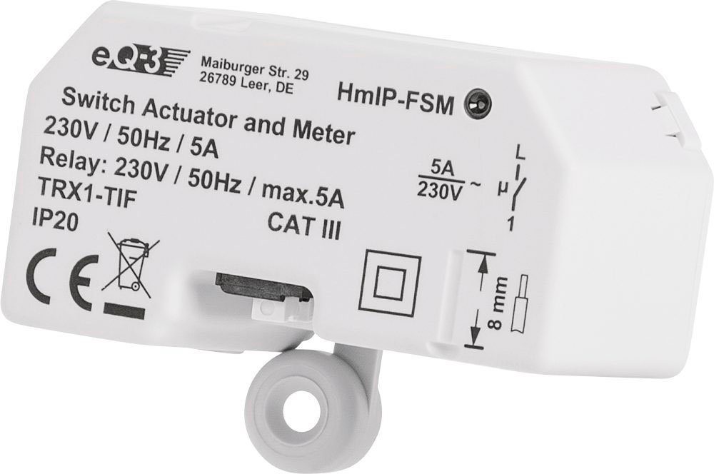 Homematic IP Schalt-Mess-Aktor - Unterputz (142721A0) Smart-Home-Zubehör
