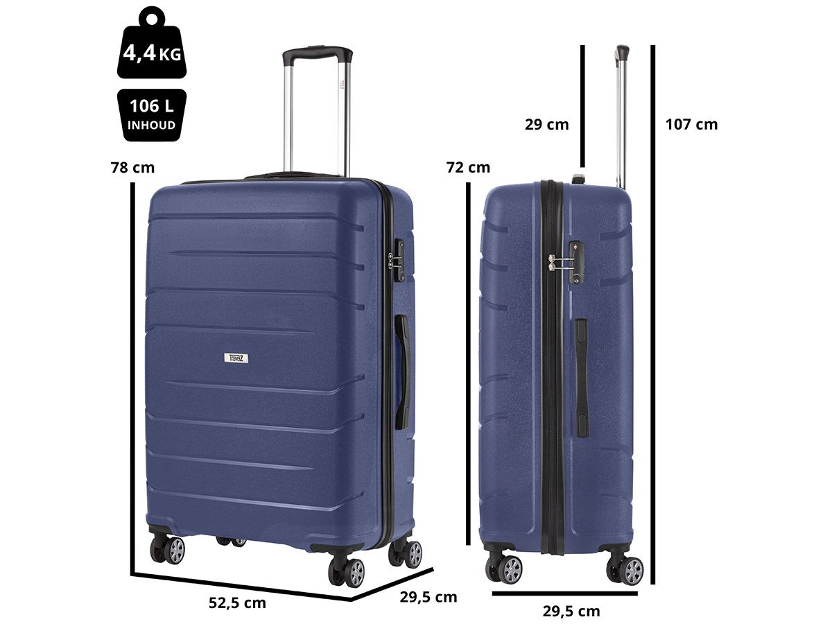 TravelZ Big Bars 78 cm TSA Reisekoffer