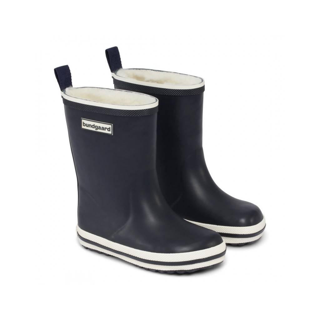 Bundgaard Classic Navy dunkelblaue gefütterten Gummistiefel
