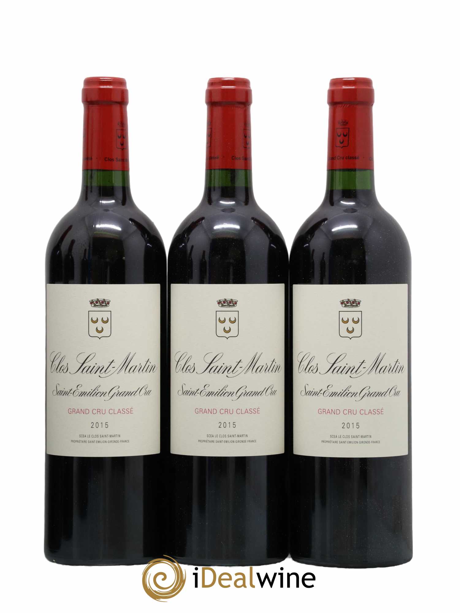 Clos Saint Martin Grand Cru Classé  2015 - Lot de 6 Bouteilles