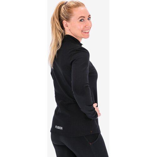 DAMEN PULLOVER MIT REISSVERSCHLUSS WOMENS ZIP NECK