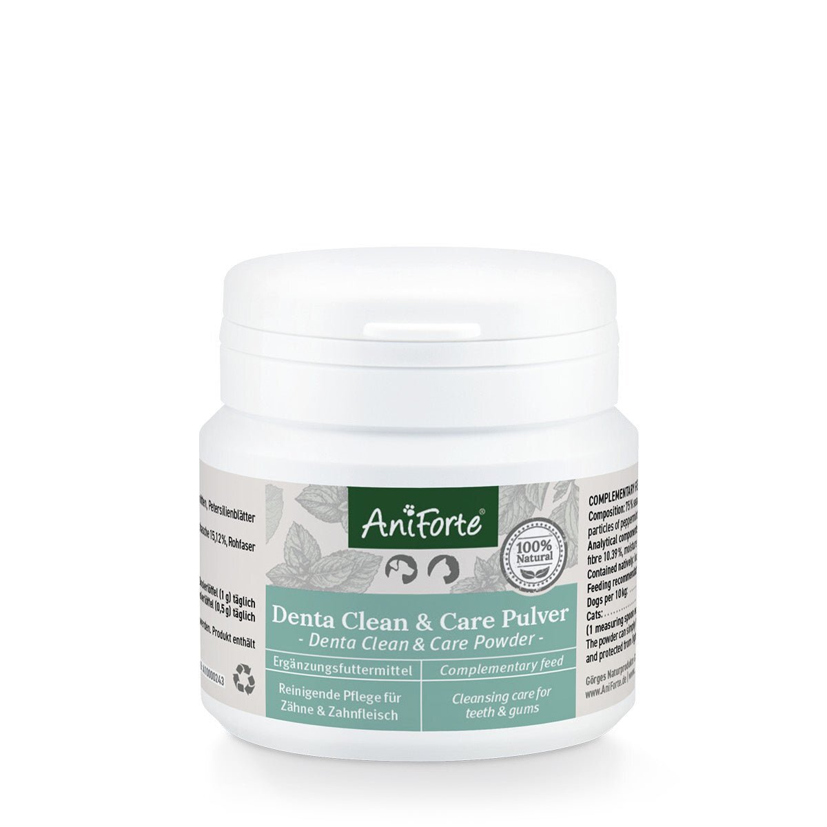 Aniforte Ergänzungsfutter & Aufzucht Aniforte Denta Clean & Care Zahnpflege Pulver 80 g