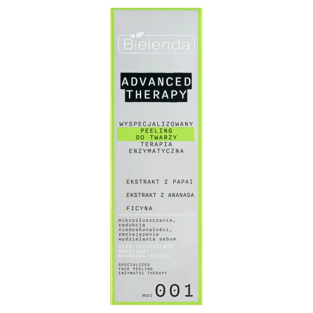 Bielenda Advanced Therapy Εξειδικευμένη Ενζυμική Θεραπεία Προσώπου με Απολέπιση 001