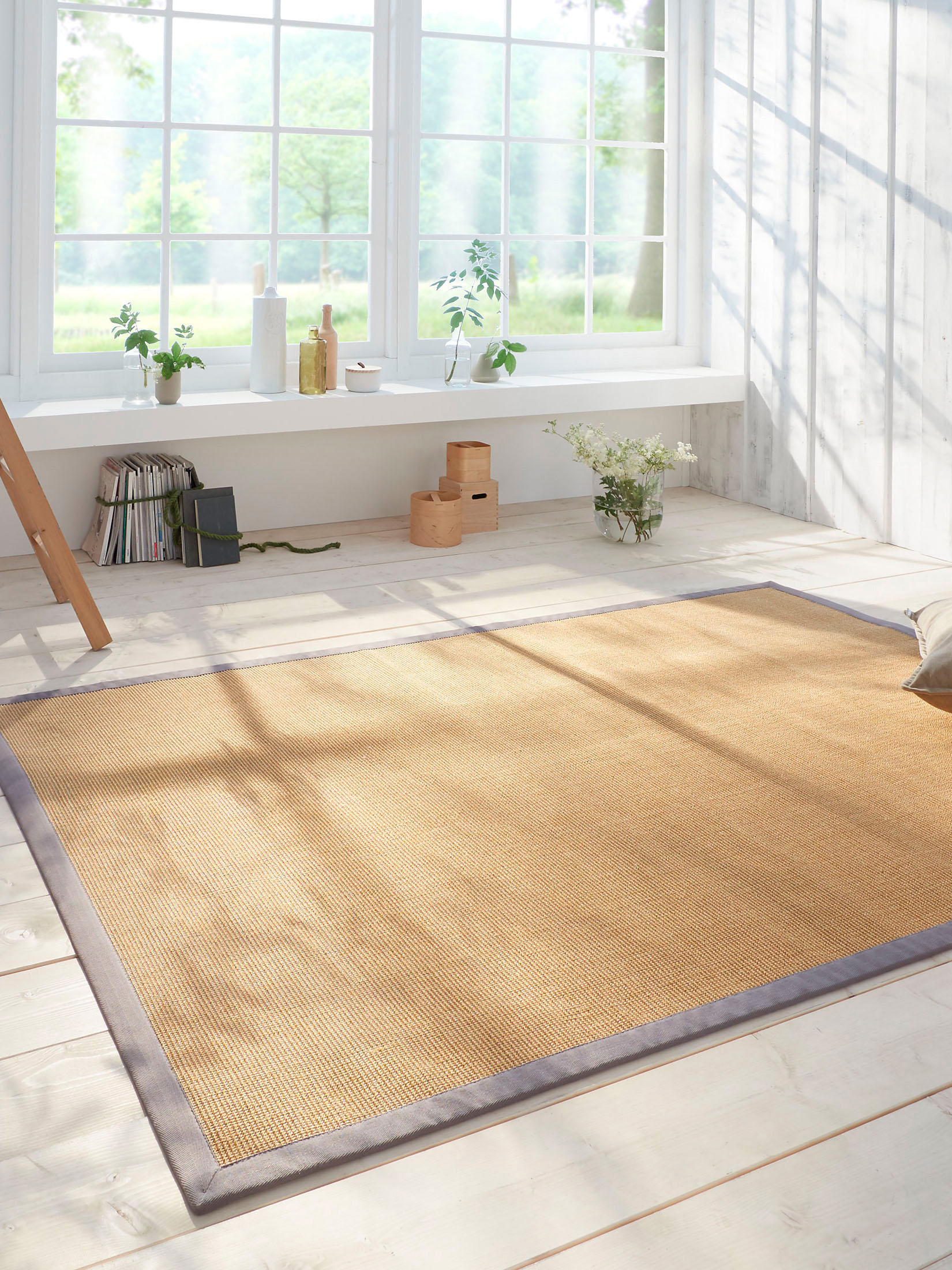 Aruba Nature Sisal-Teppich, Graphit