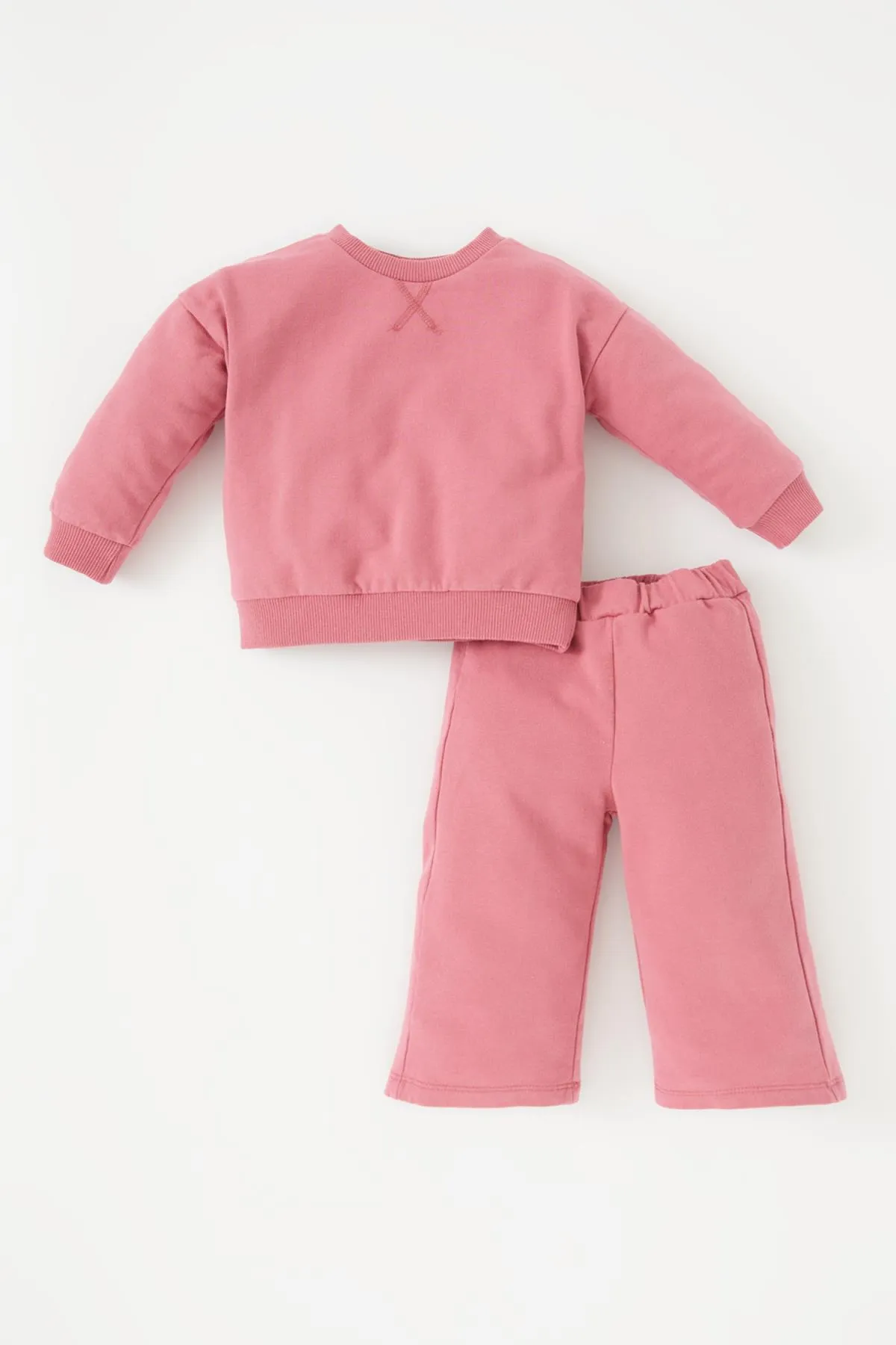 DeFacto  Baby-Mädchen-Sweatshirt-Jogginghose, 2er-Set