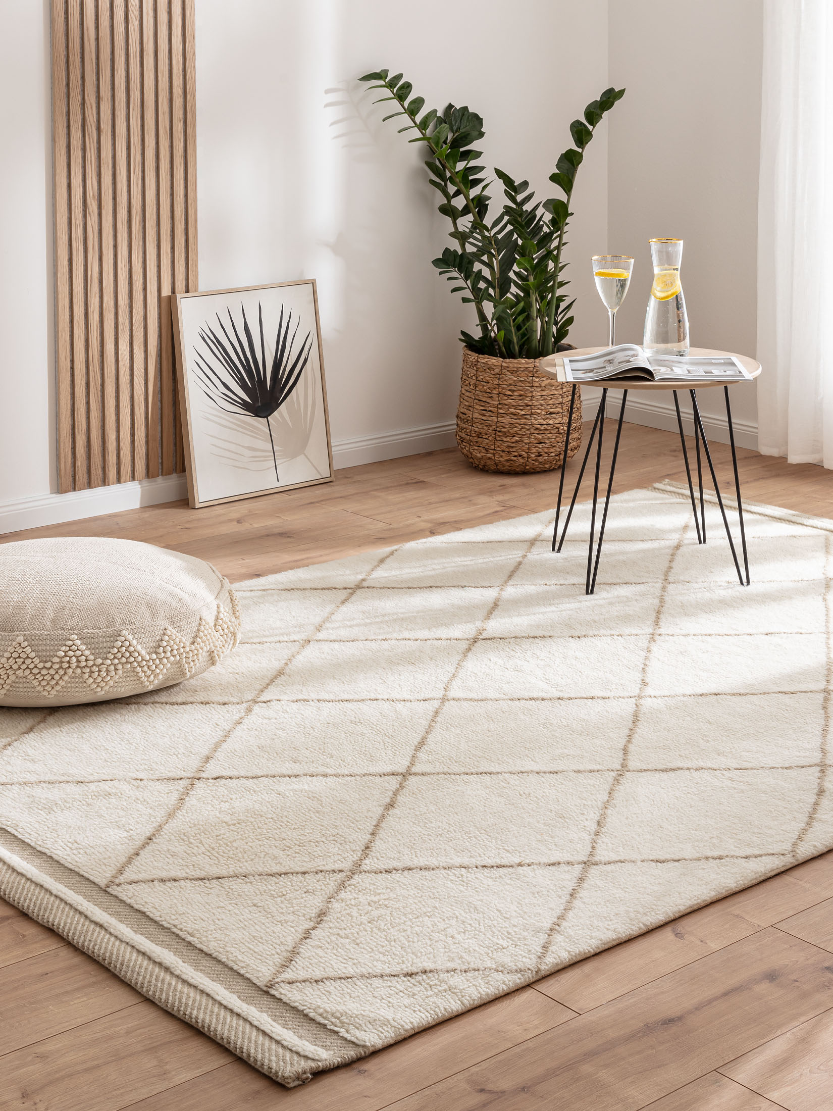 Gartland Woll-Teppich, Scandic White