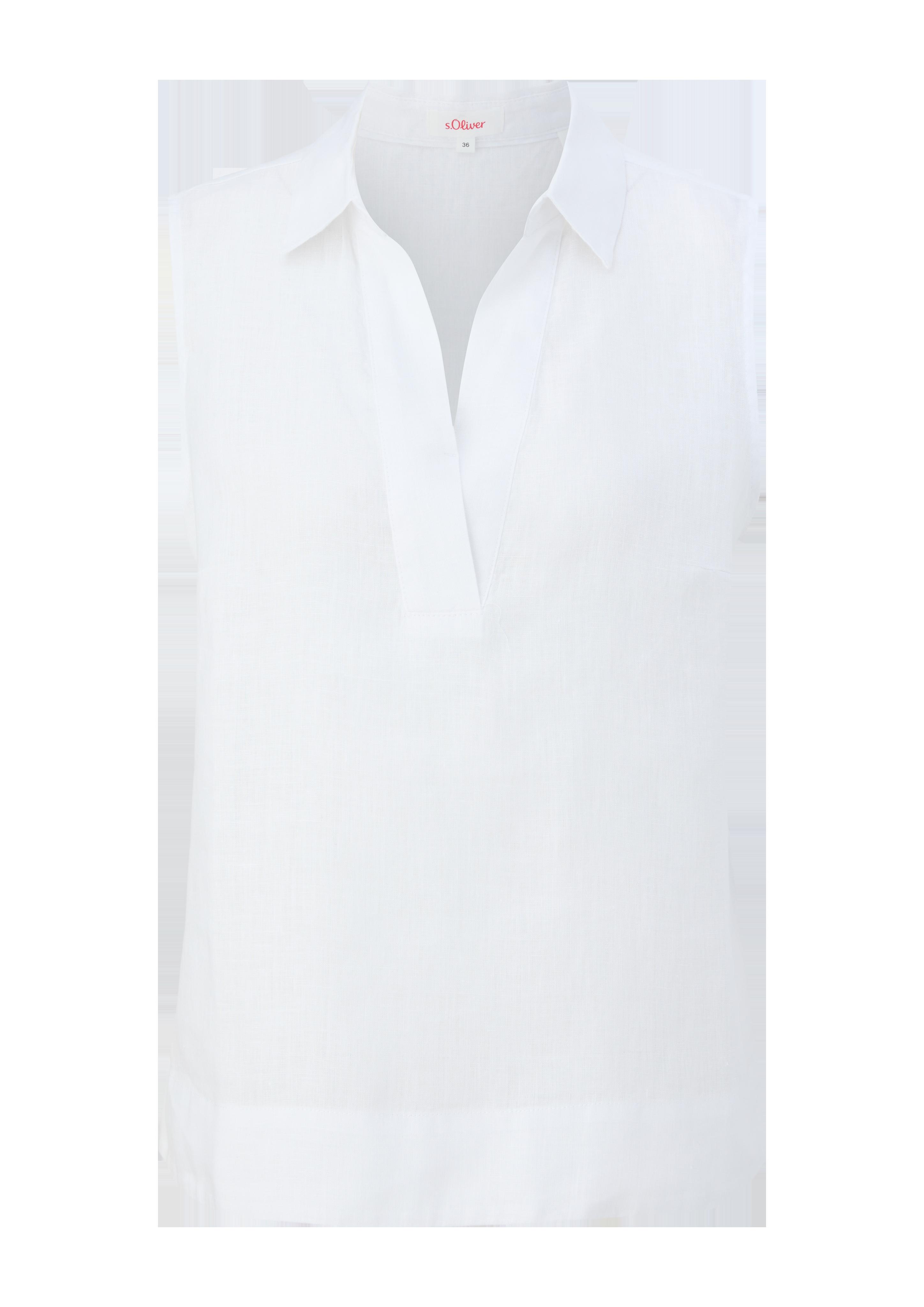 Ärmellose Leinenbluse  2131840-0100