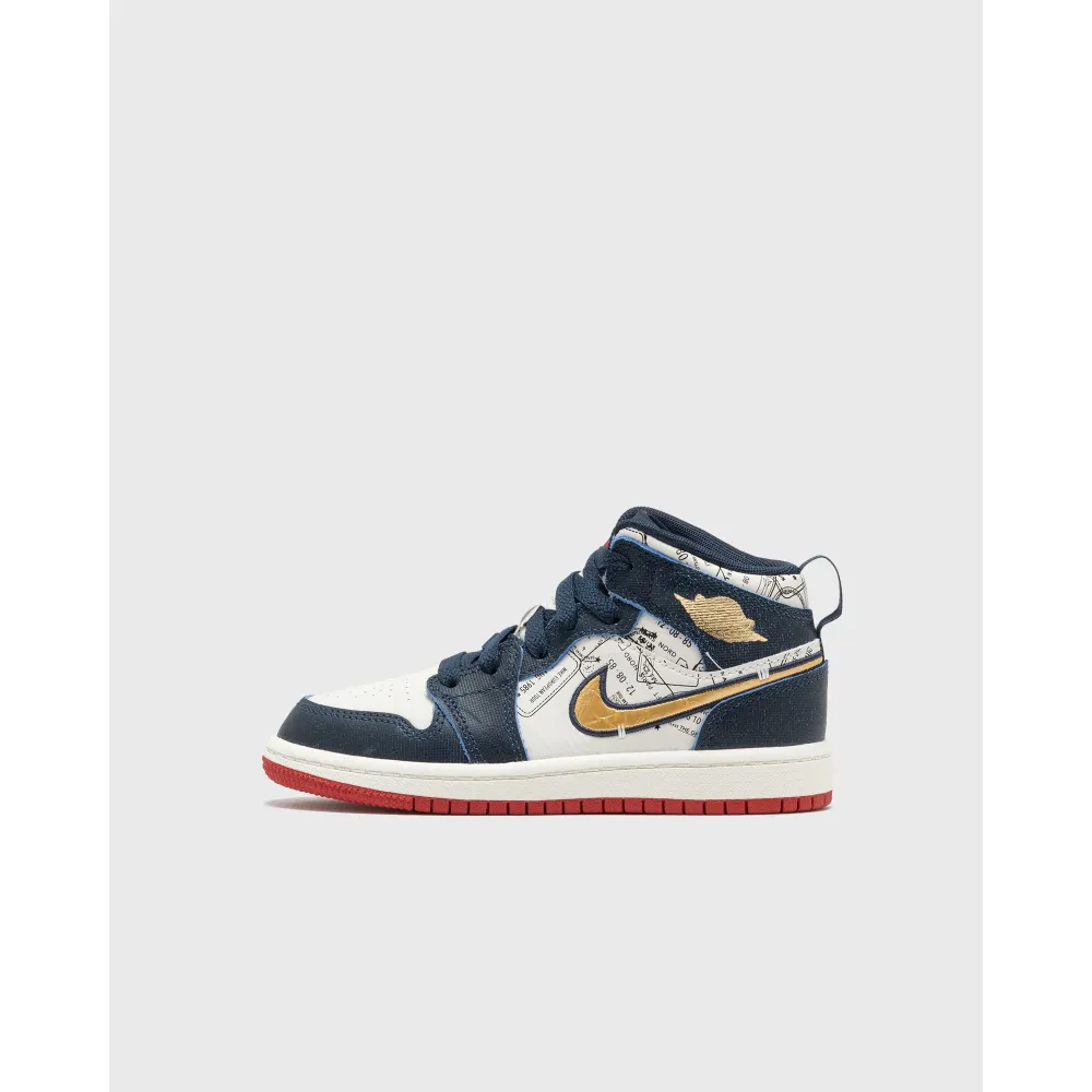 NIKE JORDAN 1 Mid SE PS FN1352-400 / blau