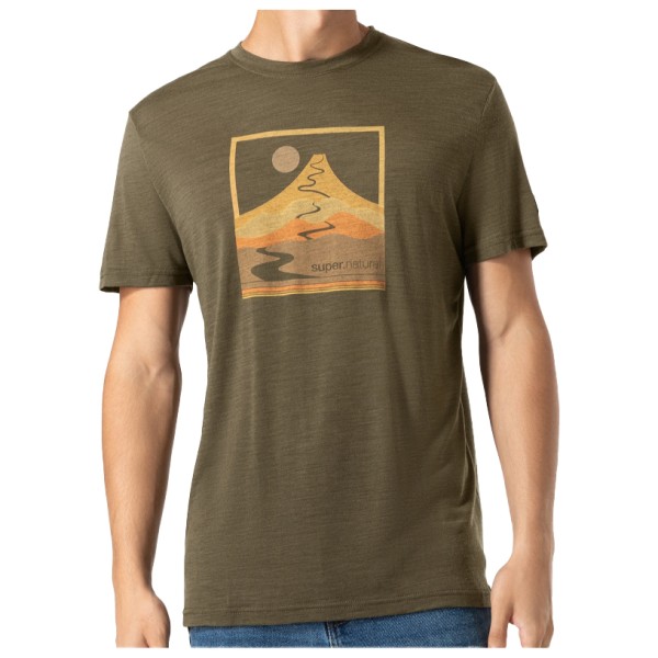 super.natural - Trace Hill Tee - Merinoshirt