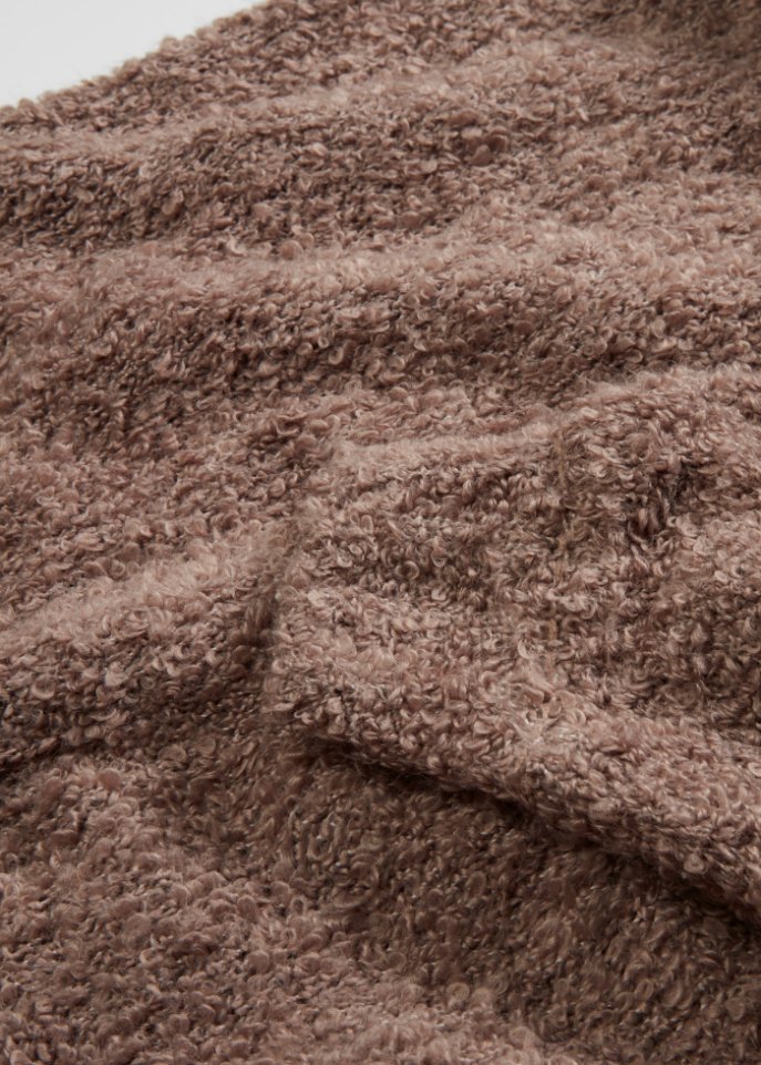 Strickkleid aus Bouclègarn