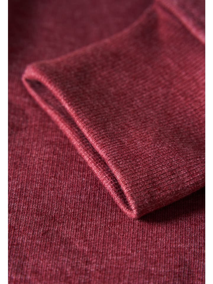 behype Sweatjacke - BHOMNOI Hoodie Weicher Kapuzenpullover Sweatshirt in Weinrot günstig kaufen