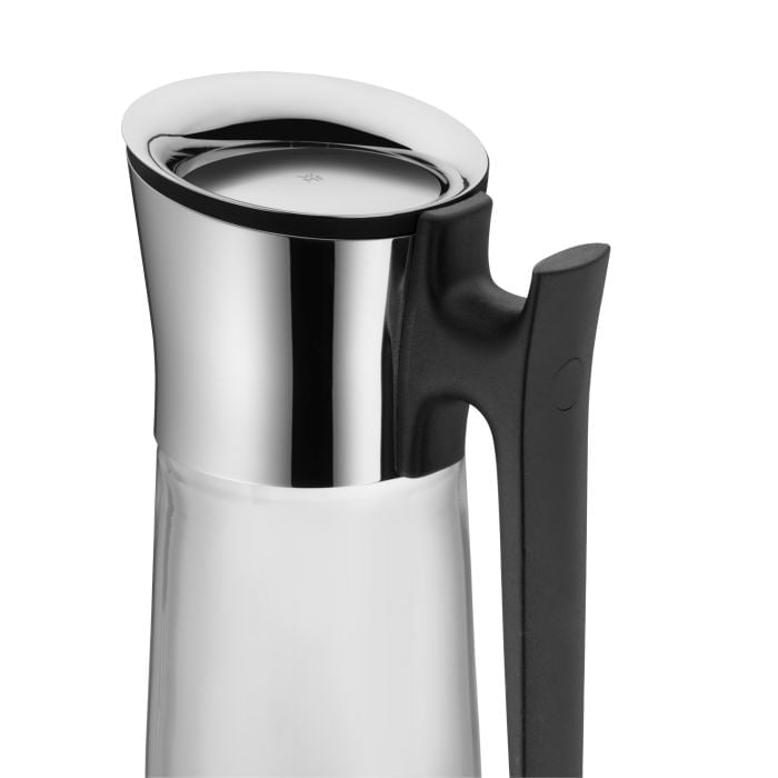 Basic Wasserkaraffe mit Griff, 1,5 l, Schwarz