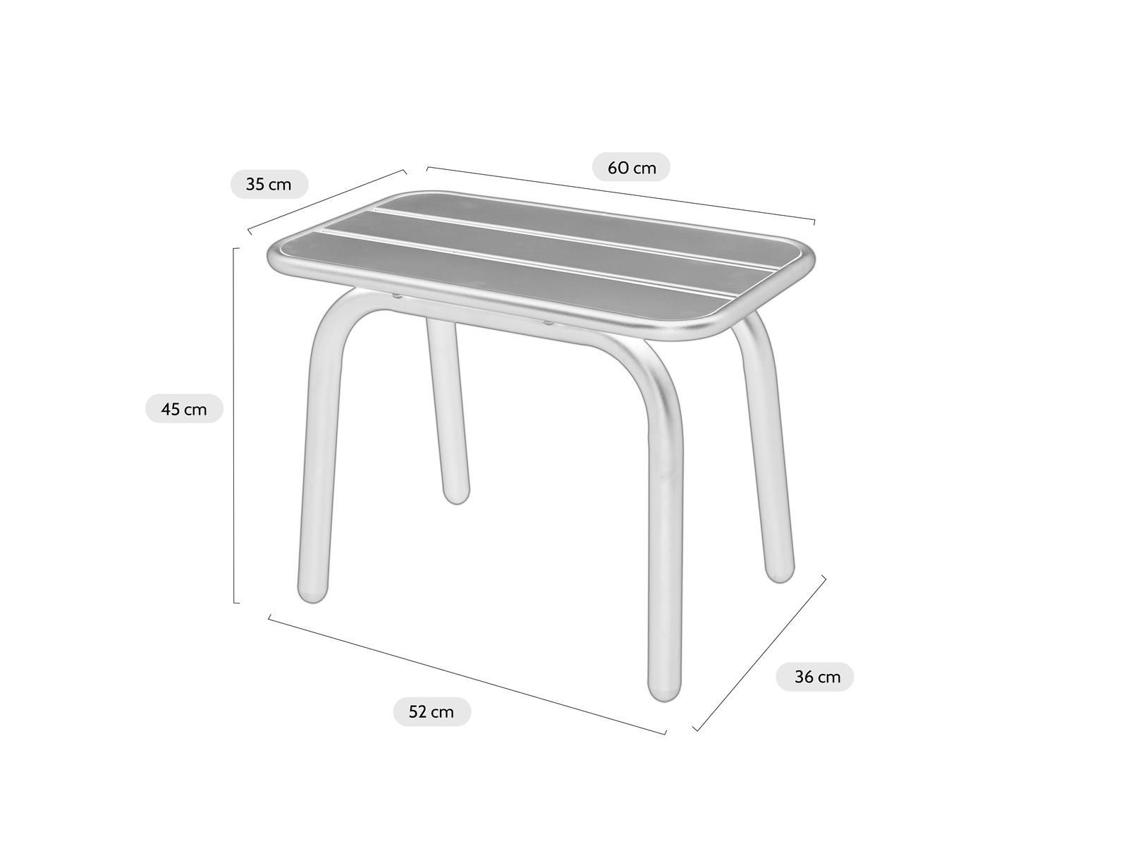 MaximaVida Max Metall Gartenhocker