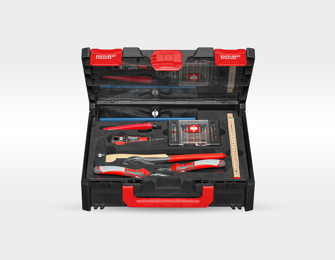 Werkzeug-Set + Multi Bohrschrauber + STRAUSSbox