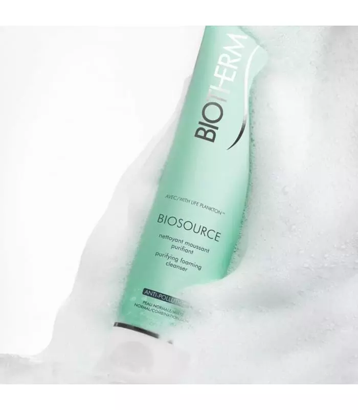 EXFOLIANT NETTOYANT MOUSSANT PURIFIANT BIOSOURCE Mousse nettoyante hydra-minérale exfoliante tonifiante Peaux normales à mixtes
