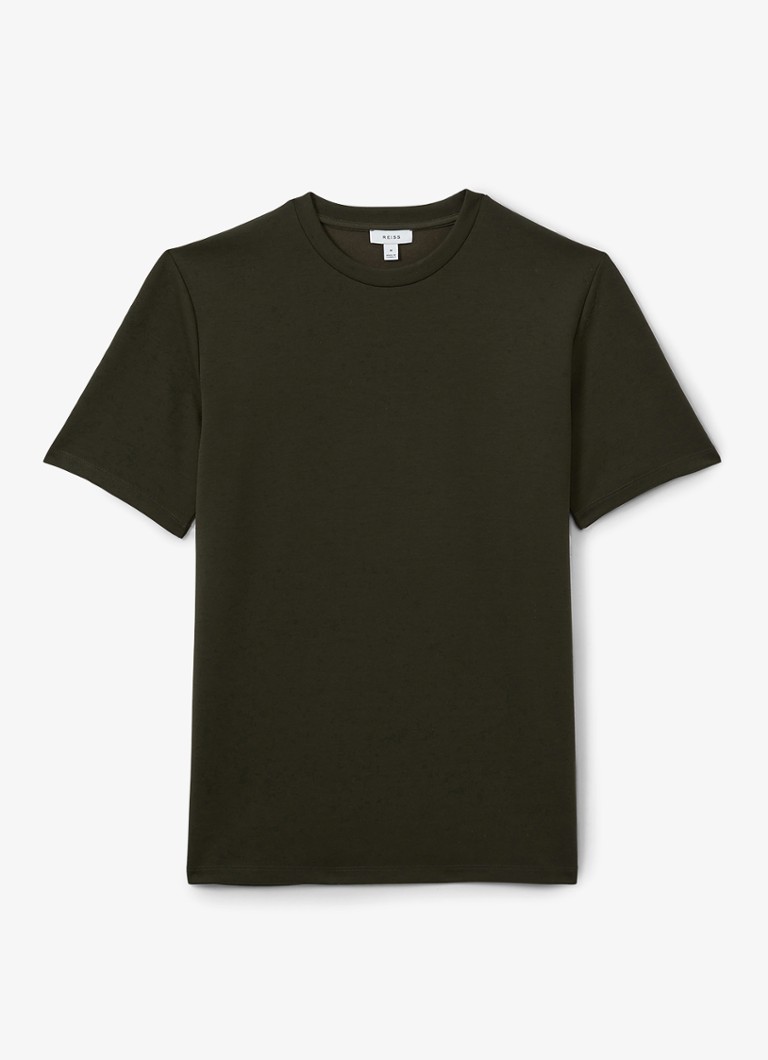 Tricou cu mânecă scurtă și guler rotund Reiss Bradley