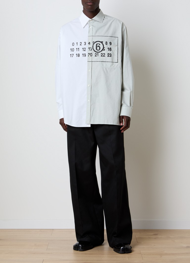 MM6 Regular fit shirt with logo print