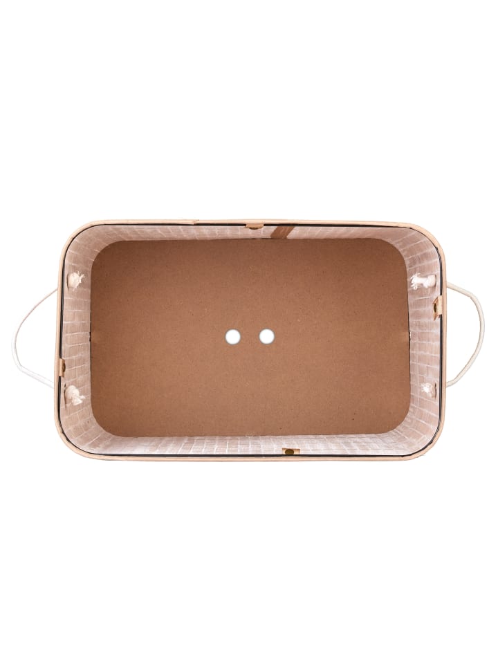relaxdays Wäschekorb in Natur - (B)54 x (H)63 x (T)34 cm günstig kaufen onesize