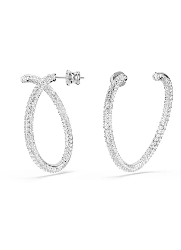 Swarovski Dextera stud earrings with crystal