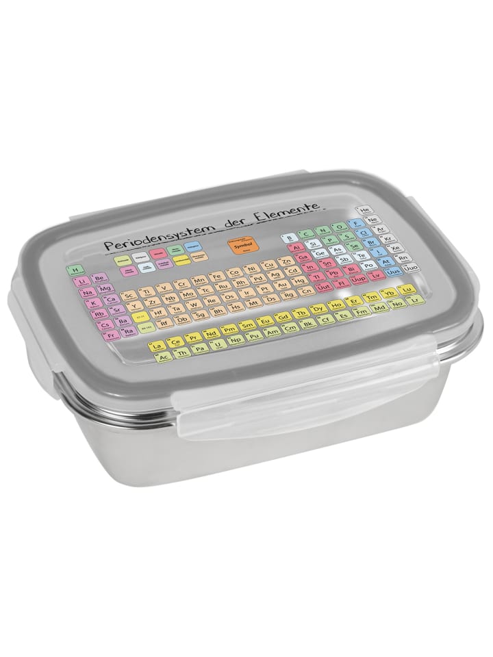 Geda Labels Brotdose Periodensystem in Silber - 850 ml günstig kaufen onesize