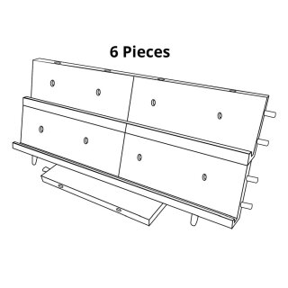 UberStax Universal Game Piece Holders Black