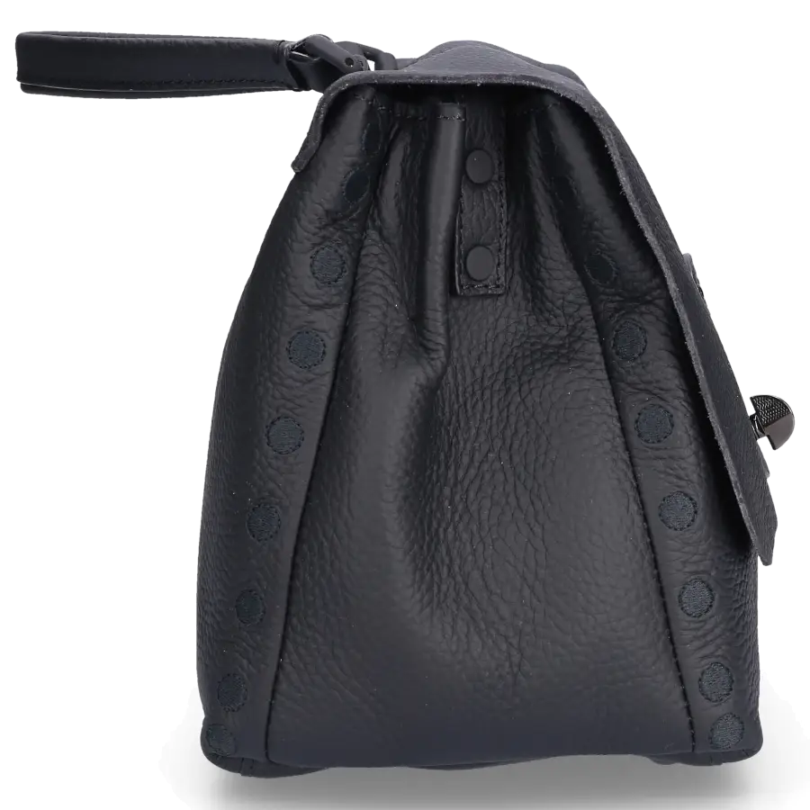 Zanellato - Handtasche POSTINA S PURA Kalbsleder - schwarz