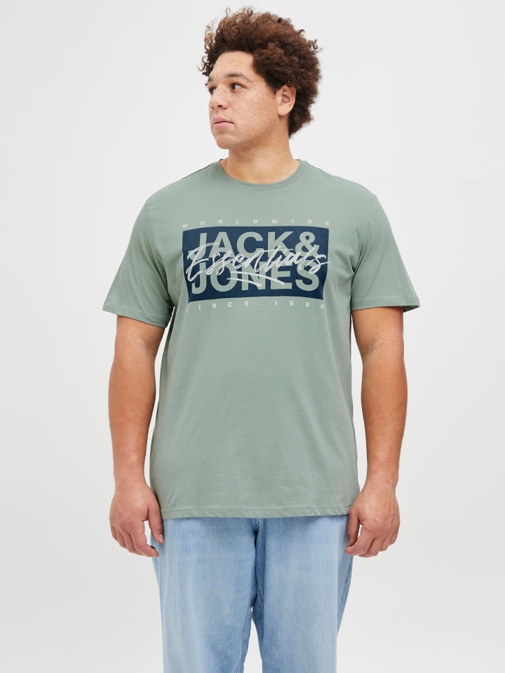 JACK & JONES PLUS T-shirt in Chambray Blue günstig kaufen