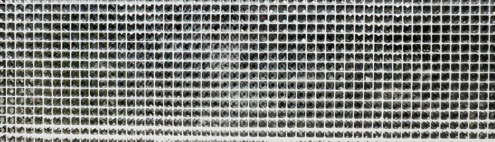 Mosani Mosaikfliesen Glasmosaik Crystal Mosaikfliesen kristall glänzend / 10 Matten