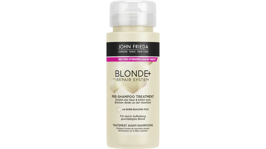 John Frieda Haarkur Blonde+ Repair System Pre-Shampoo Treatment 100 ml