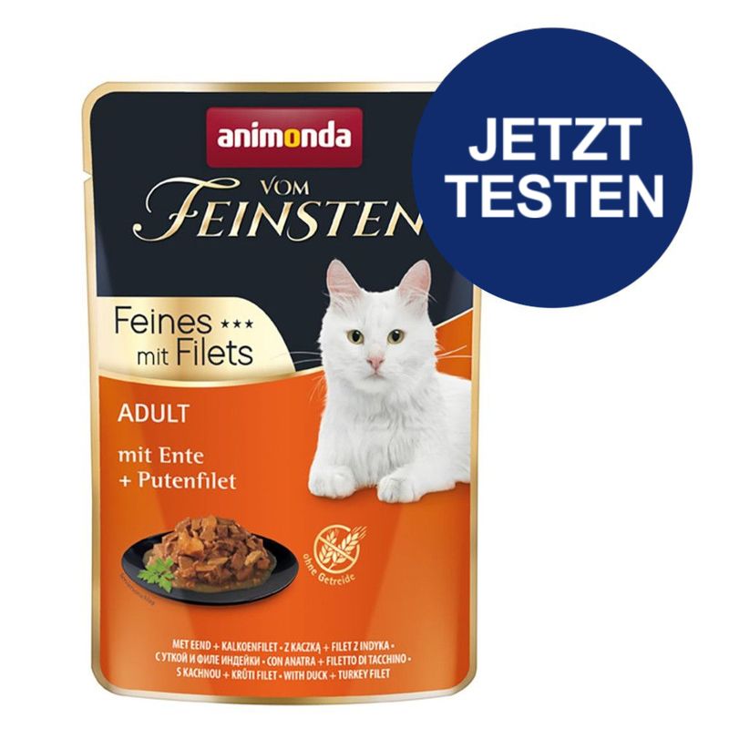Probierpaket Animonda Vom Feinsten Adult Feines mit Filet 8 x 85 g