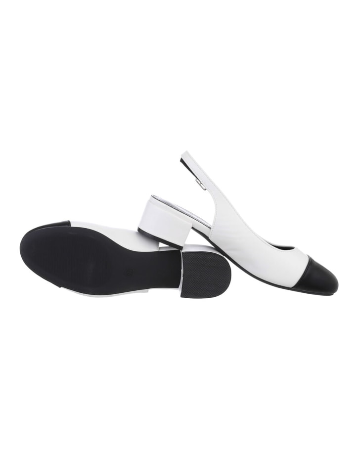 Ital-Design Pump in Weiß und Schwarz günstig kaufen