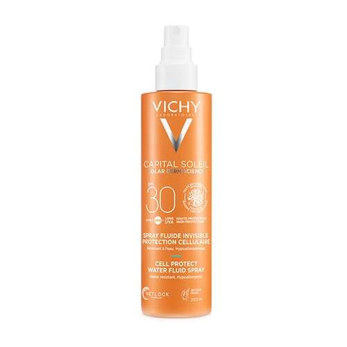 Vichy Capital Soleil Cell Protect zaščita pred soncem SPF 30 200 ml